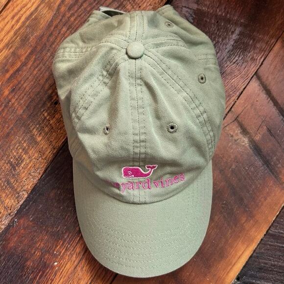 Vineyard Vines Green & Pink Hat - Picture 1 of 8